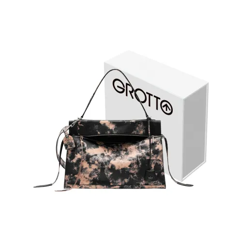 GROTTO Shoulder Bags Smudge-Proof Black XL