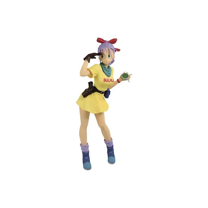 BANPRESTO Bulma Glasses Factory Dragon Ball Shimmery Charm Scale Figures-1