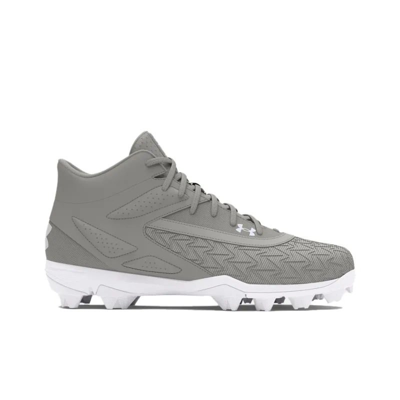 Under Armour Leadoff Non slip Lightweight High Top Training Shoes Men's Gray-1