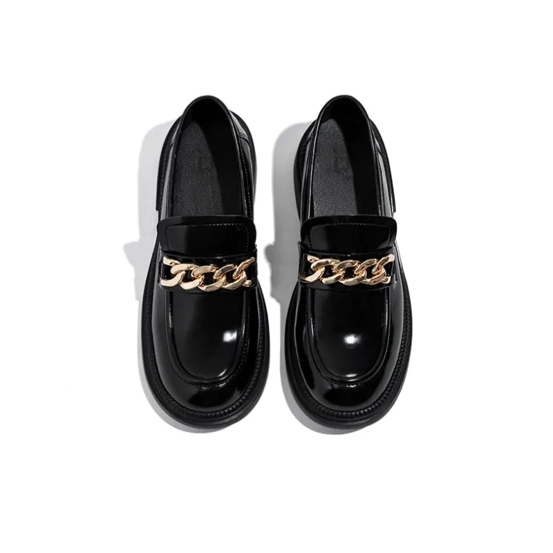 Old Meow Loafers 3.6cm Women's Black-4