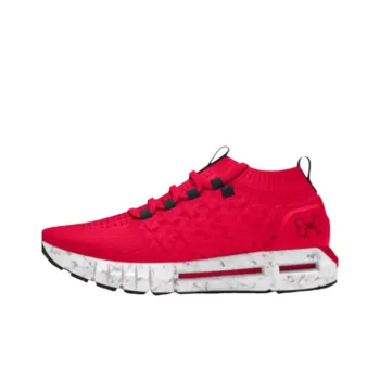 Under Armour Anti Slip Wear Resistant Mid Top Casual Running Shoes Unisex Red
