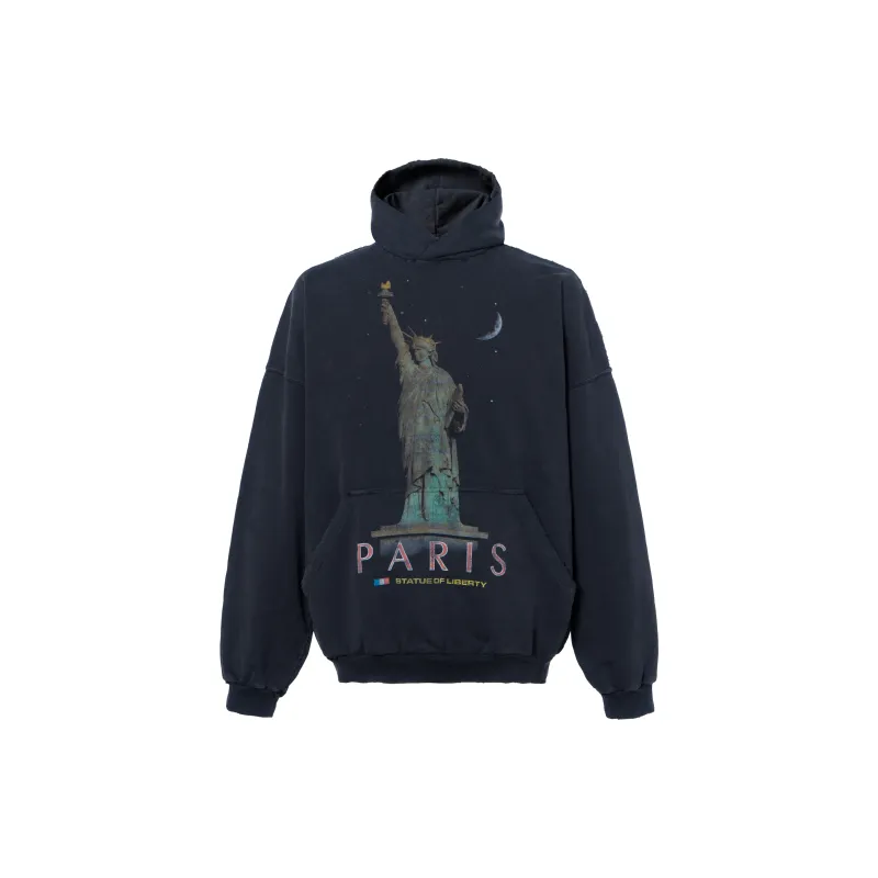 Balenciaga Large Fit Hoodie - POIZON Balenciaga Large Fit Hoodie - POIZON