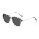 Transparent Gray[Polarized Photochromic Lens]-Day-Night Dual Use