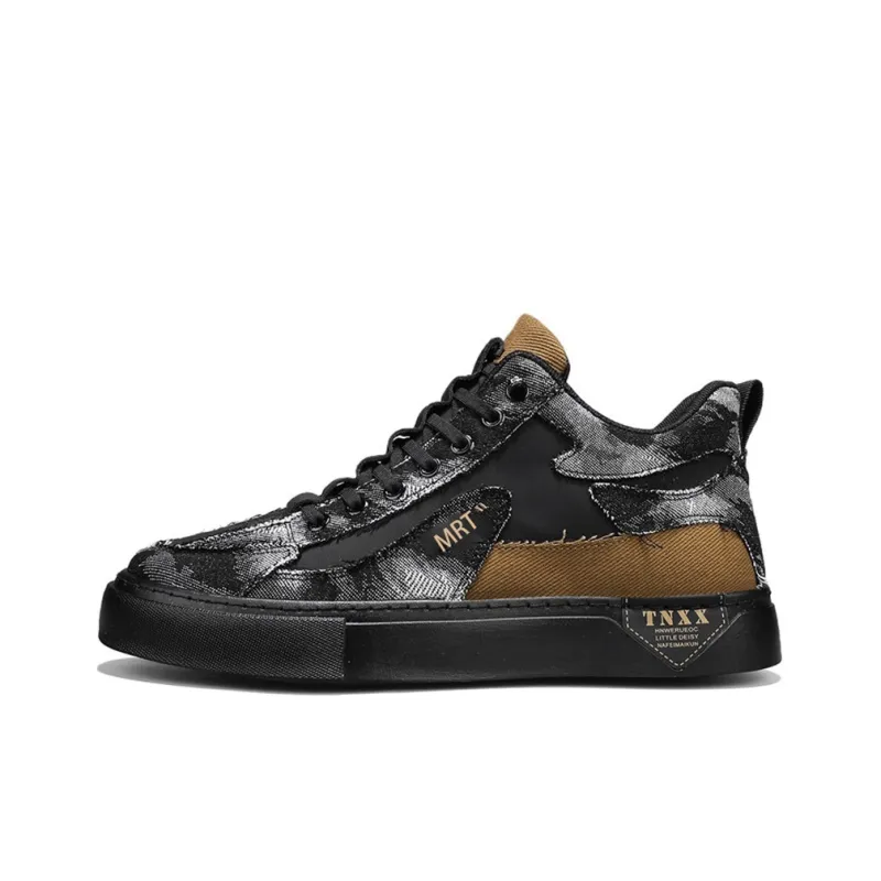 Meiretu Anti Slip Wear Resistant Low Top Skateboard Shoes Men's-0