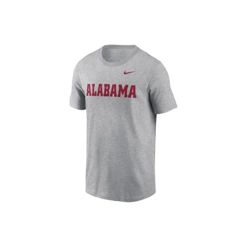 Nike College T-Shirts Men Gray