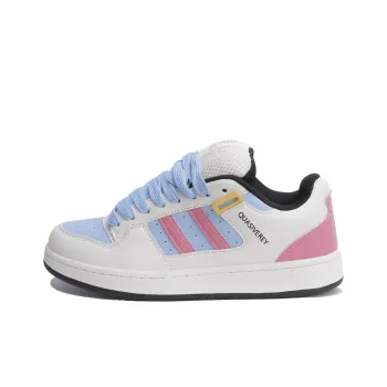 CHERRY&KALIKA Anti Slip And Wear Resistant Lightweight Height Increasing Low Top Skateboard Shoes Women's Blue Red