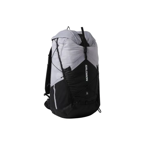 SALOMON Nylon Outdoor Hiking Bag Backpacks Unisex Gray