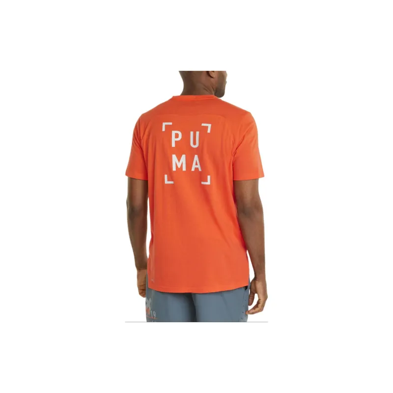 PUMA T Shirt Men's Cherry Tomato Red-3