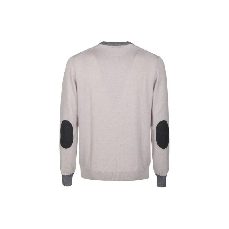 FAY Logo patch Two tone Jumper-1
