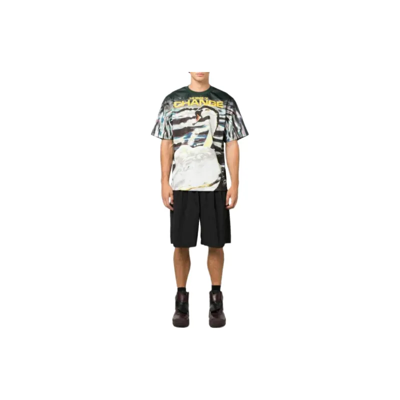 Burberry Swan Short Sleeve T Shirt-1