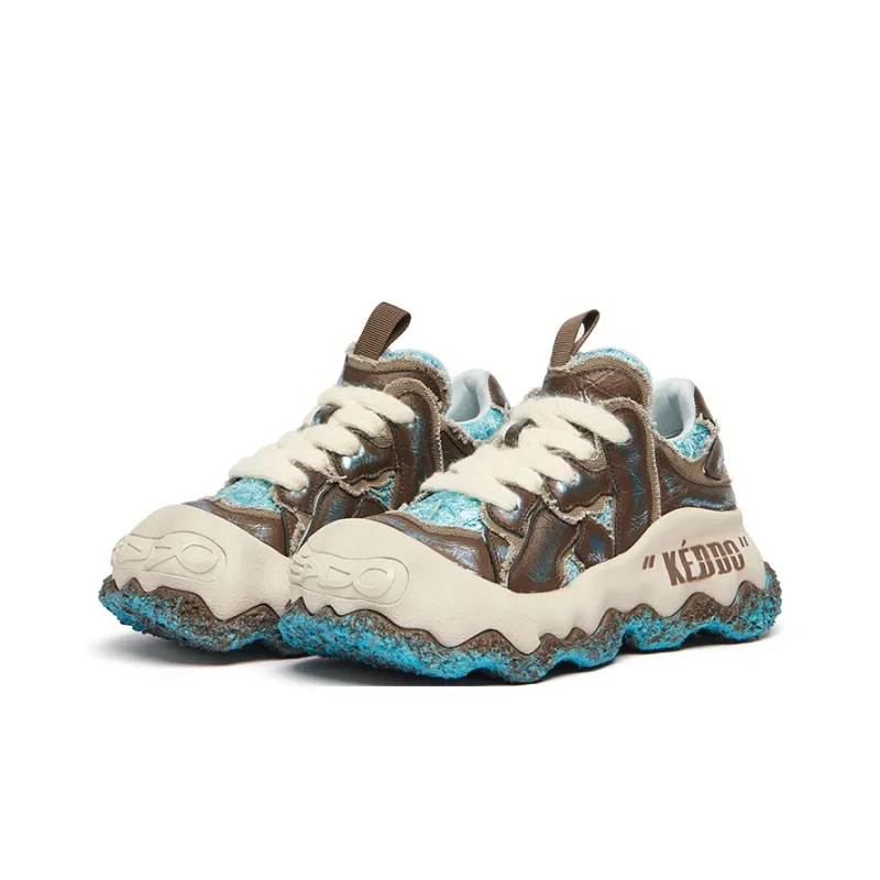 KEDDO Paint Is Not Dry Low Top Chunky Sneakers Unisex-8