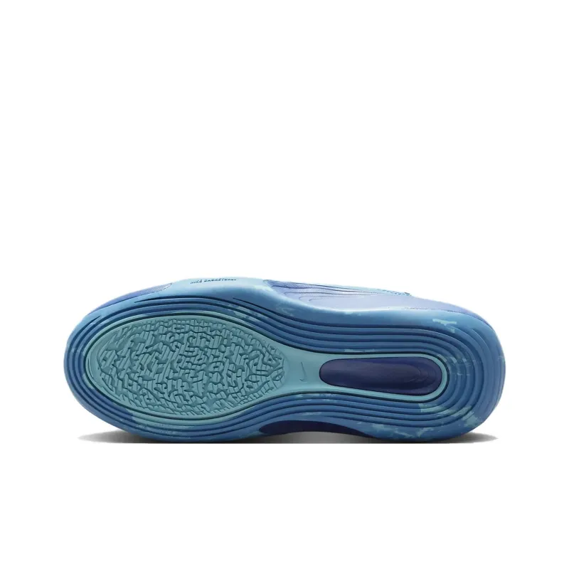 Nike ISOFLY Slip Resistant Cushioning Abrasion Resistant Breathable Low Top Children's Basketball Shoes Blue Unisex-4