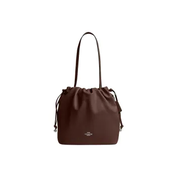 COACH Faye EPI Leather Tote Bag Shopping Bag Handbag Shoulder Bag Large Size Women's Maple