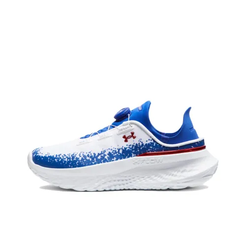 Under Armour SlipSpeed Anti Slip Wear Resistant Low Top Running Shoes Unisex White Blue