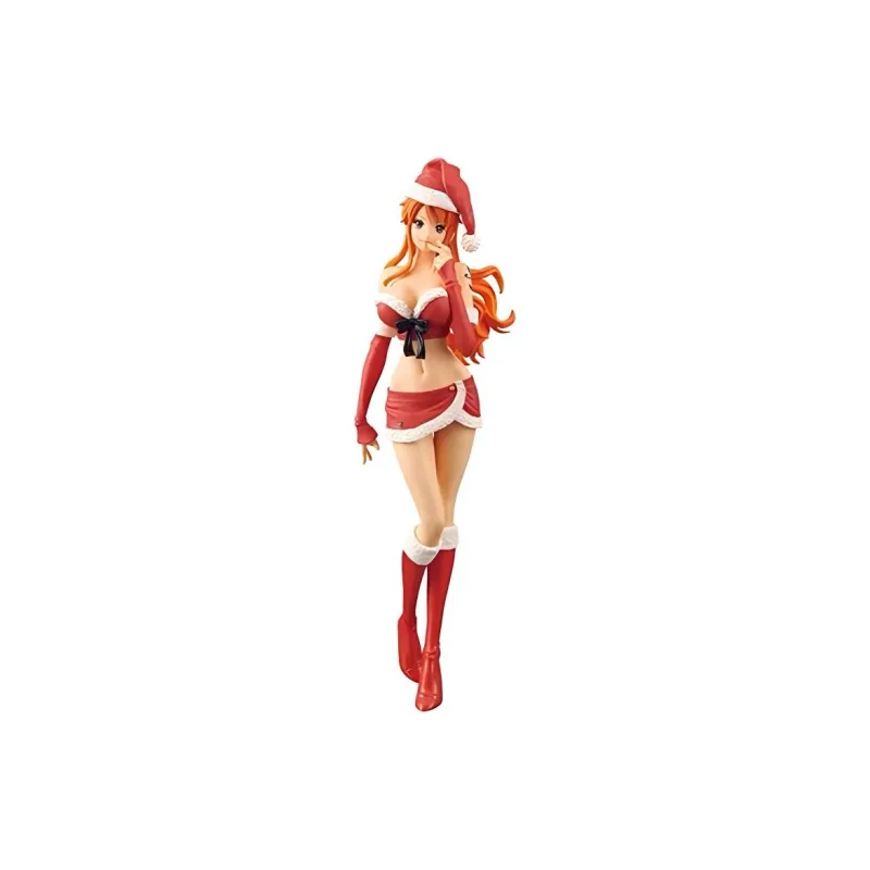 BANPRESTO Nami Glass Factory One Piece One Piece Christmas Scale Figures Red 20cm-3