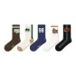 American Vintage Style Crew Socks M Set-5 Pack[Original New Product 7A Antibacterial]