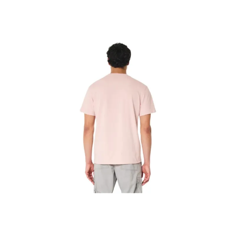 Hollister T-Shirts Unisex Pink-1