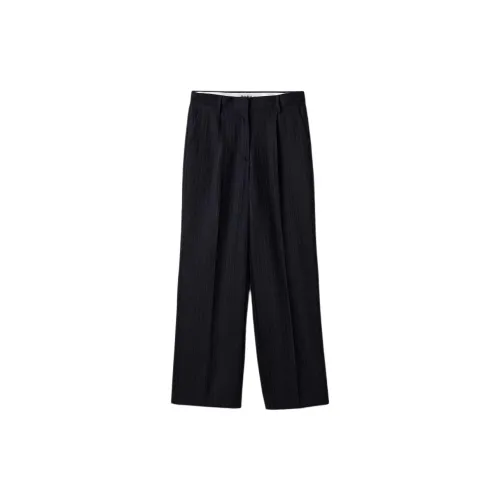 MIU MIU SS24 Casual Pants Women's Marine Blue