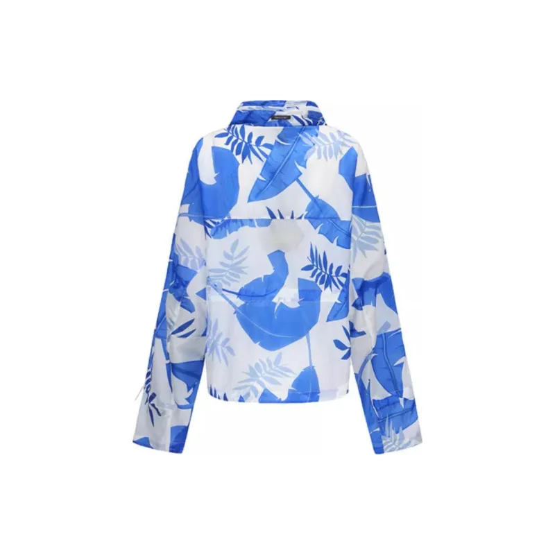 TRICKCOO Jackets Coats Women's Blue-1
