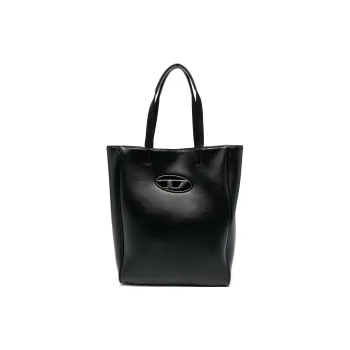DIESEL Artificial Leather One Shoulder Handbag Unisex Black
