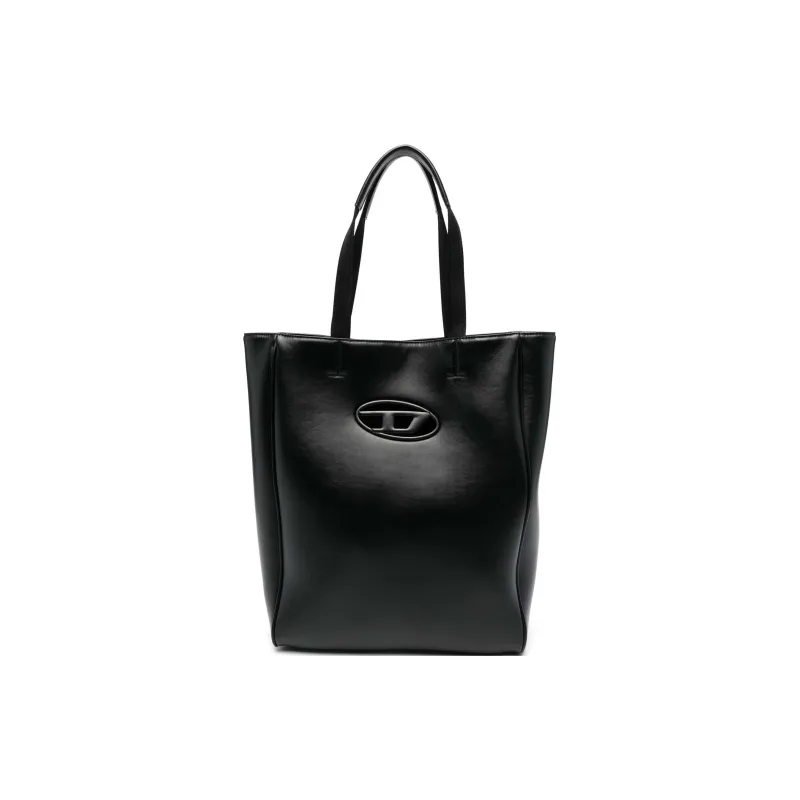 DIESEL Artificial Leather One Shoulder Handbag Unisex Black-0