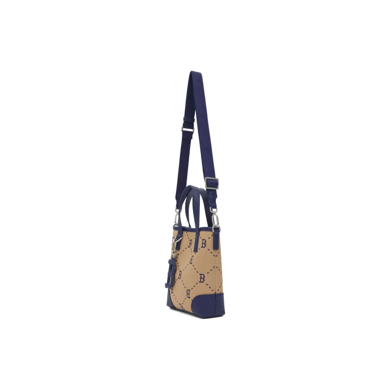 MLB Polyester Crossbody Handbags Medium Size Unisex Khaki-2