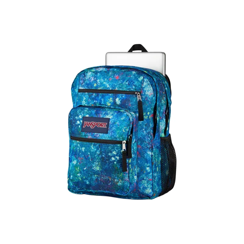 JanSport Recycled Polyester Backpack Unisex Silver Galaxy Blue-4