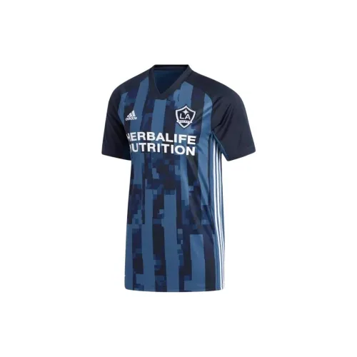 Adidas LA Galaxy Soccer Jerseys Men Marine Blue