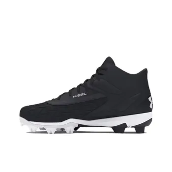 Under Armour Leadoff Anti Slip Wear Resistant Mid Top Training Shoes Men's Black