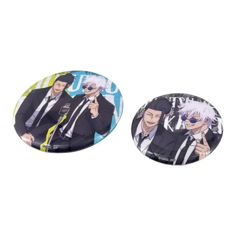 SUNRISEPOP Satoru Gojo, Suguru Geto Jujutsu Kaisen Badge Merchandise Double Character Handle Illustration Badges-0