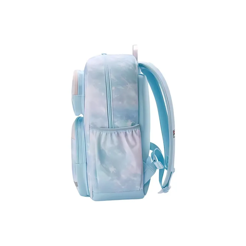 FILA Nylon Backpack Medium Size Unisex Blue & Multicolor-3