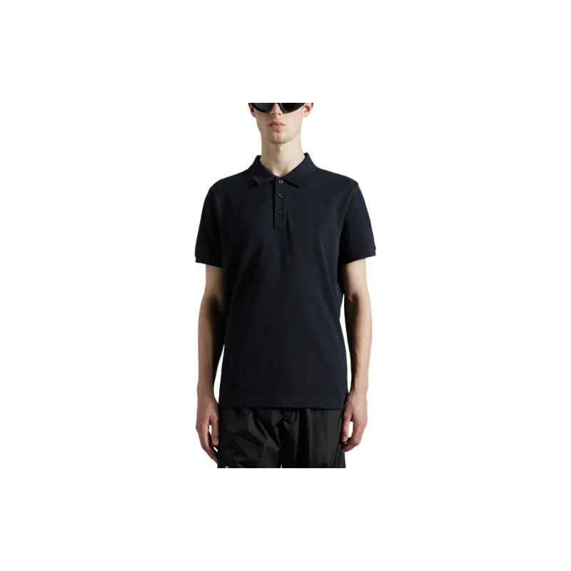 Moncler FW22 Polo Shirts Men Navy-1