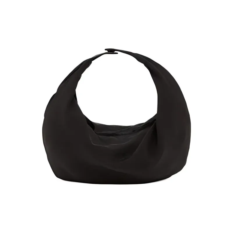 Lemaire Polyester Croissant Bag, Crossbody Bag, Shoulder Bag Women's Black-1
