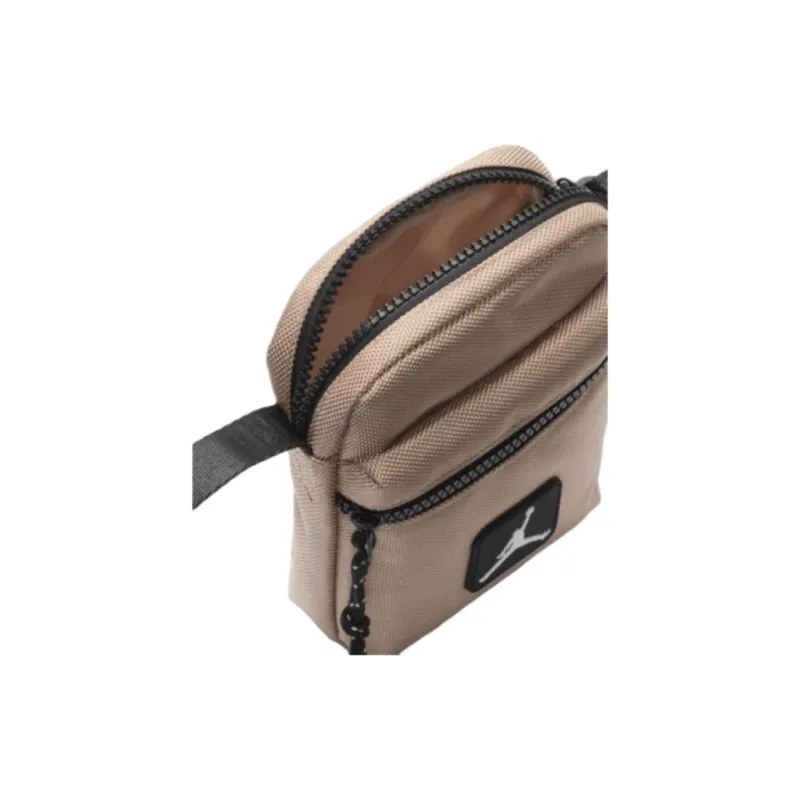 Jordan Polyester Shoulder Bag Crossbody Bag Regular Unisex Dark Brown-3