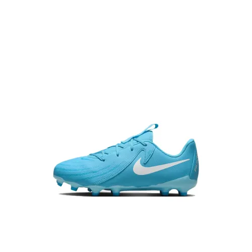 Nike Phantom GX Anti Slip Wear Resistant Low Top Kids' Soccer Shoes Blue Kids'