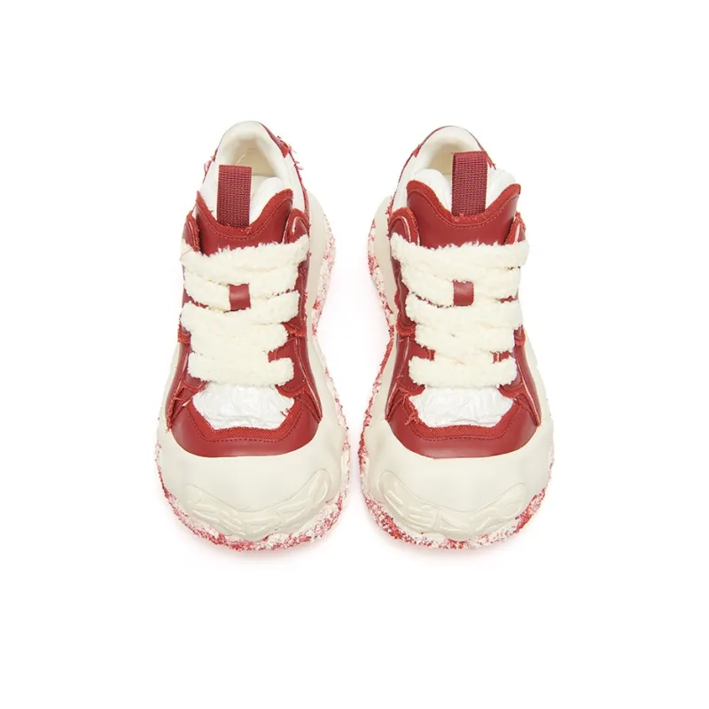 KEDDO Paint Is Not Dry Low Top Chunky Sneakers Unisex-3