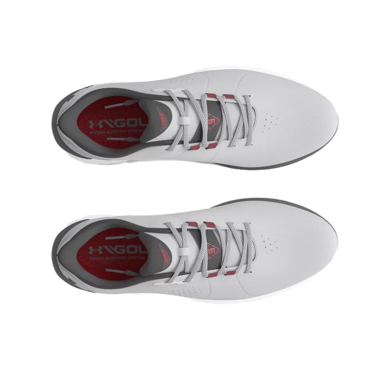 Under Armour Drive Pro Anti Slip Wear Resistant Low Top Golf Shoes Men's Gray-4