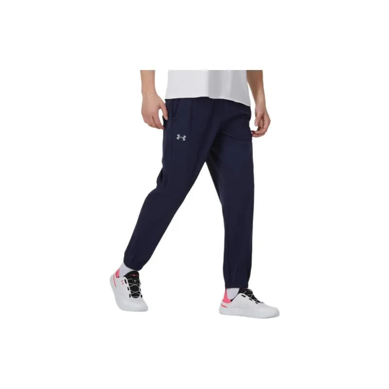 Under Armour Sports Life Collection Knitted Sports Pants Men's Navy Blue-2