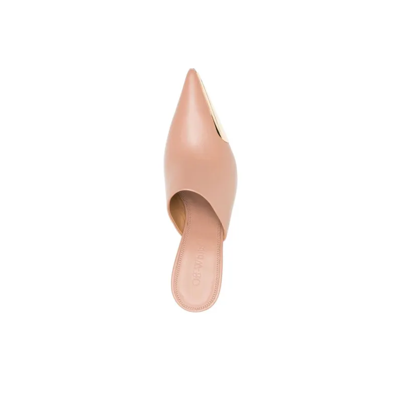 OFF-WHITE Allenframe 90mm Leather Mules Women's-4