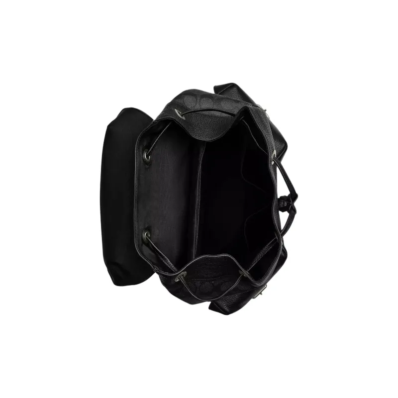 COACH Coated Canvas Backpack Large Size Men's Charcoal-3