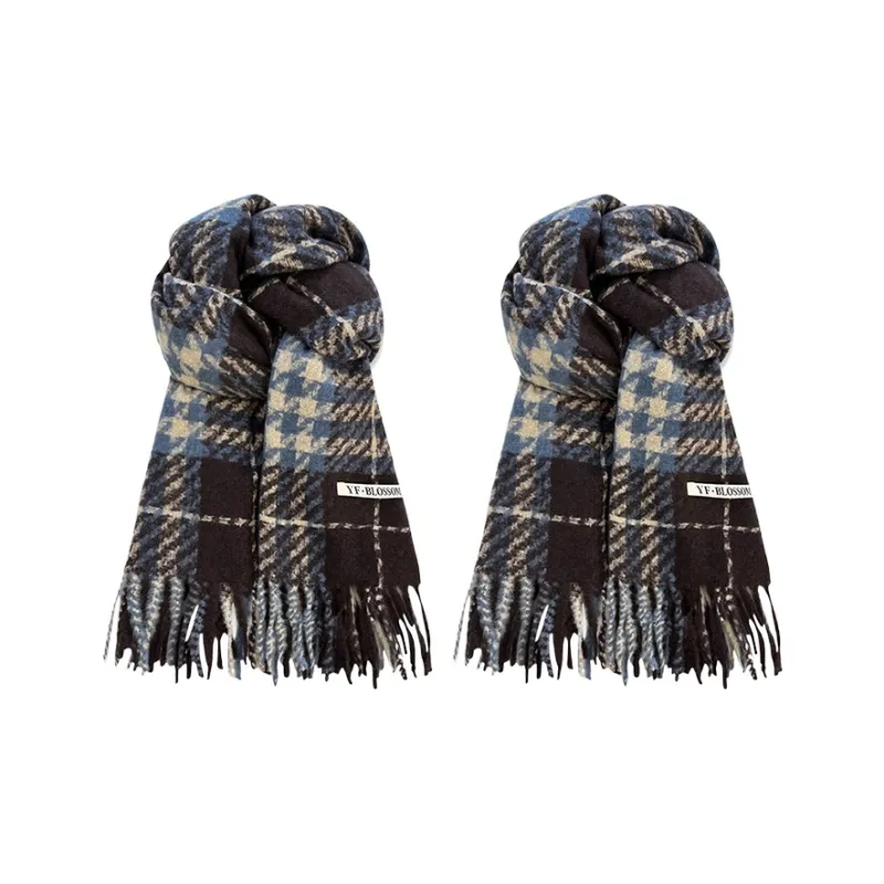 CARTELO Polyester, Faux Cashmere Knit Scarves Unisex Gift Box Set-1