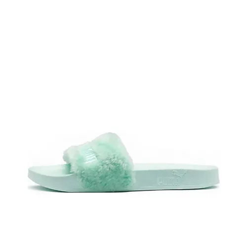 PUMA Slip Resistant Abrasion Resistant Slide Slippers Unisex Green