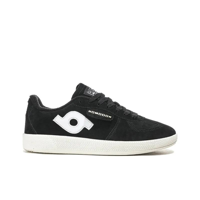 HOMDOON Anti Slip Wear Resistant Low Top Training Shoes Unisex Black-1