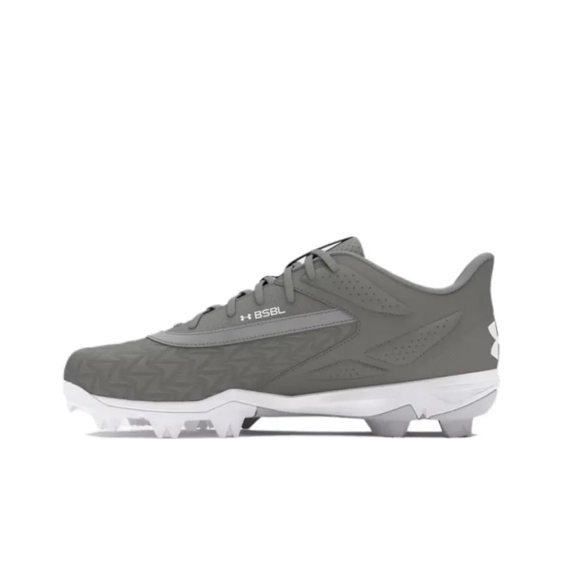 Under Armour Leadoff Anti Slip Wear Resistant Low Top Training Shoes Men's Gray-1