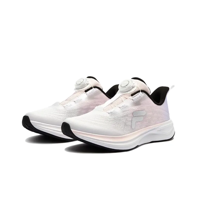 FILA KIDS BOA Slip-Resistant Breathable Kids' Training Shoes White Pink Teenagers-2