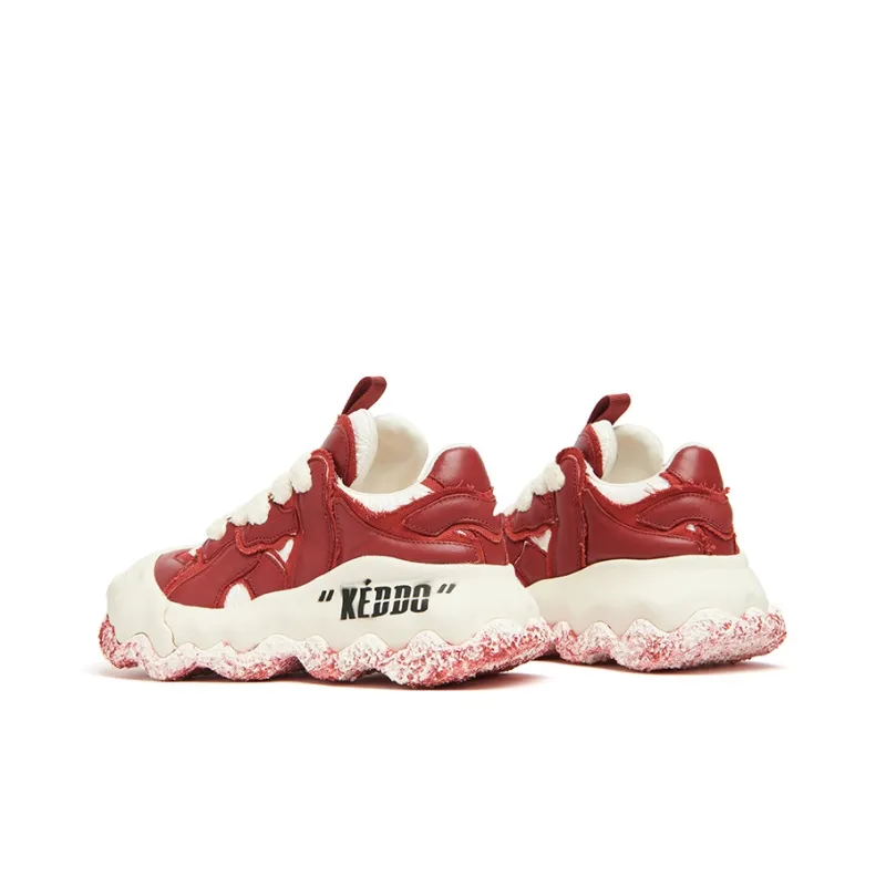 KEDDO Paint Is Not Dry Low Top Chunky Sneakers Unisex-4