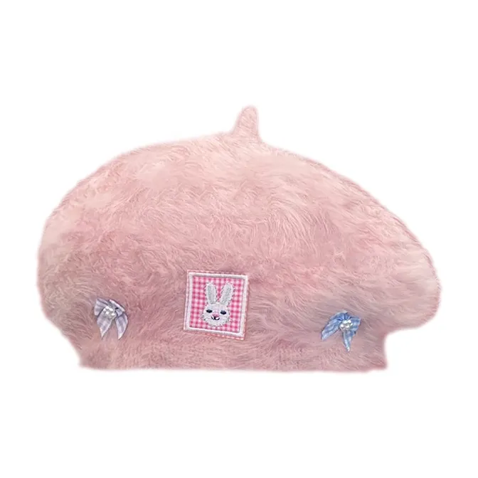 SNOOPY Synthetic Fiber Berets Women's-2