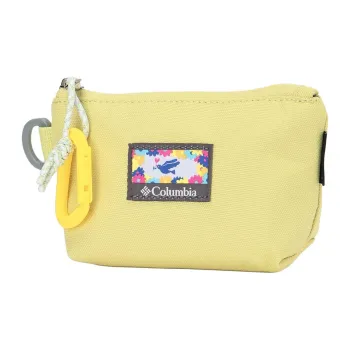 Columbia Polyester Makeup Bag Small Size Unisex Yellow