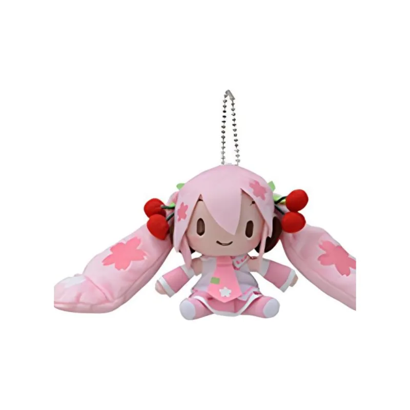 SEGA Hatsune Miku Cherry Blossom Collection Model C Dolls Plush Pendant 10cm Height-2