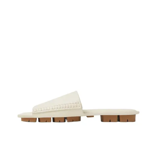Bottega Veneta Slide Slippers Men's White